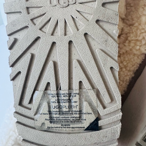 UGG Tazz Fuzzy Platform size 10 - Picture 2 of 4
